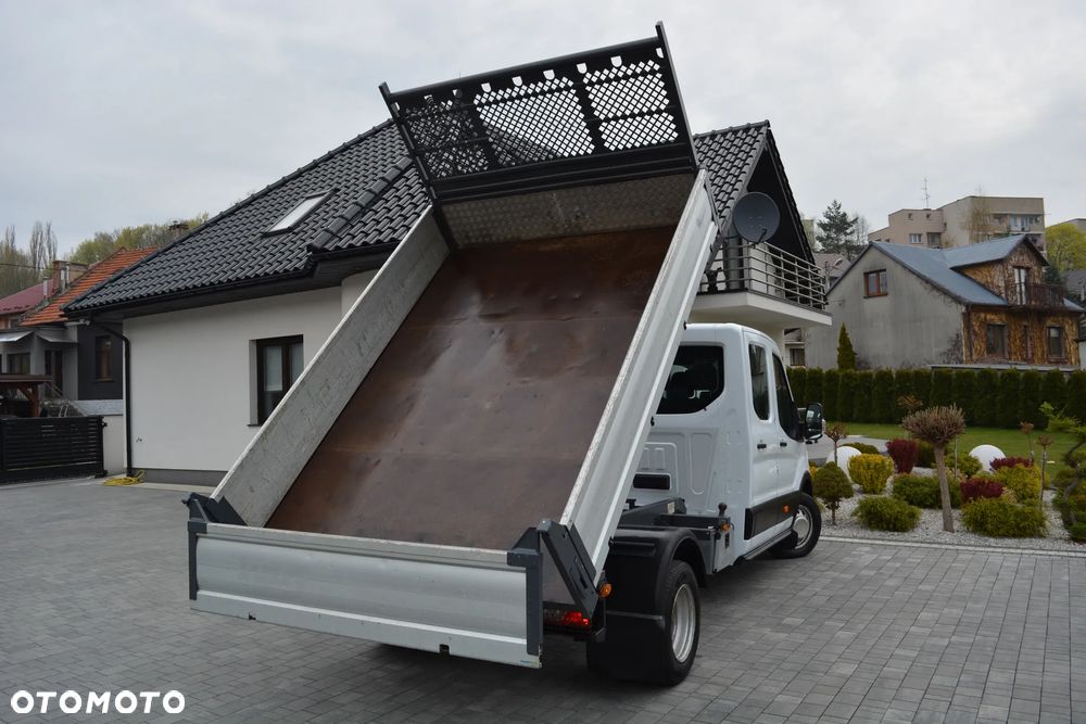 Ford TRANSIT_PIĘKNY 2020/21 Rok-EURO 6+KLIMA_SOLIDNA 3-STRONNA ORYGINALNA WYWROTKA Z WŁOCH_7-OSÓB BRYGADÓWKA DOKA - 10