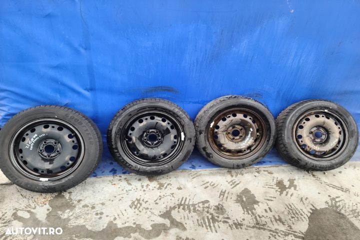 Jante tabla cu anvelope 15 - set 6C0601027B 6C0601027C 6JX15H2 ET 38 - 1