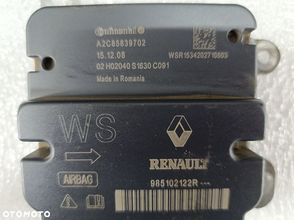DESKA ROZDZIELCZA  PODUSZKI SENSOR  DACIA LOGAN II 985102122R A2C85839702 - 4