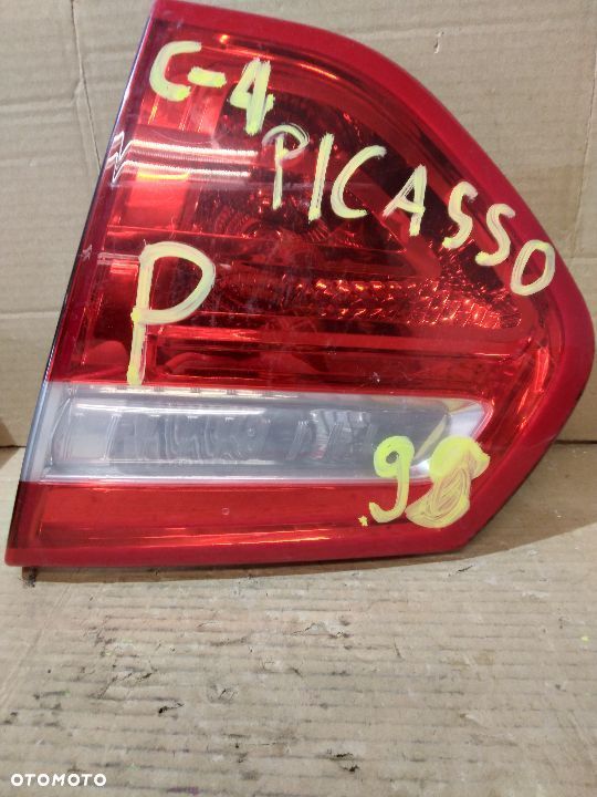 #LAMPA PRAWY TYŁ CITROEN C4 PICASSO nr 9653547677 - 1