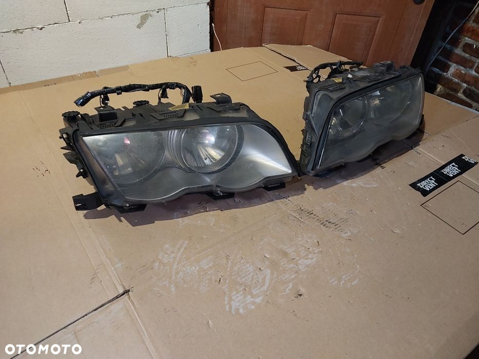 Jasny środek KOMPLET bmw e 46 sedan touring przednia lampa prawa lewa - 5