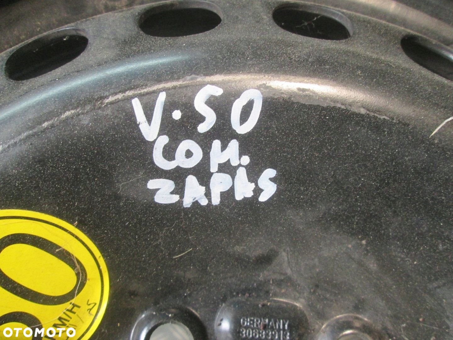 KOŁO DOJAZDOWE VOLVO V50 125/85 16" 5X108 ET25 - 2