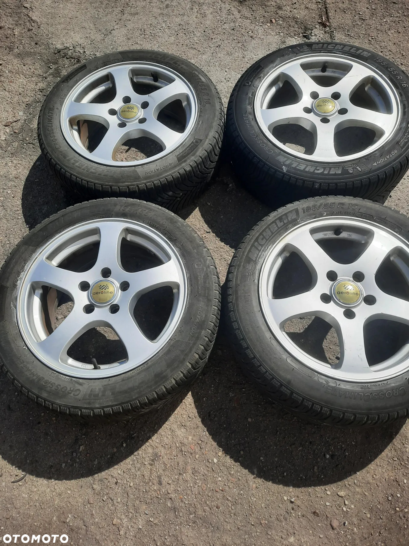 Koła aluminiowe 16  5x114,3 opony Michelin  Crosclimate195/55R 16 wielosezonowe - 8