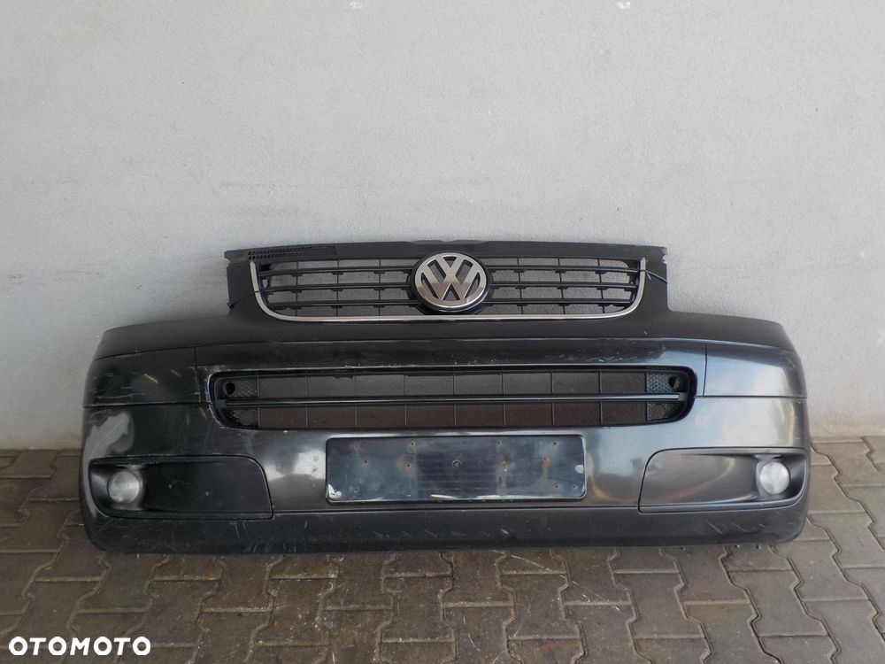 VW T5 03- MULTIVAN CARAVELLE ZDERZAK PRZÓD PRZEDNI LAKIEROWANY - 1