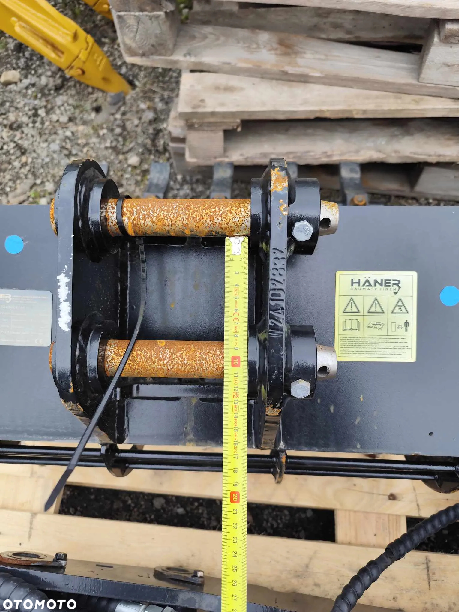 Łyżka szkieletowa ażurowa  przesiewowa przesiewająca sortująca 60cm fi30 do minikoparki NOWA - 10