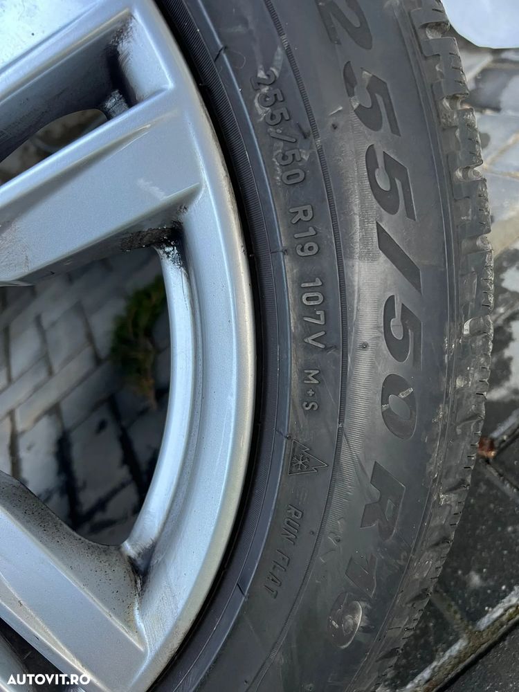 Set jante OEM BMW X5/X6 19' + anvelope iarnă Pirelli Scorpion Winter*RF - 16