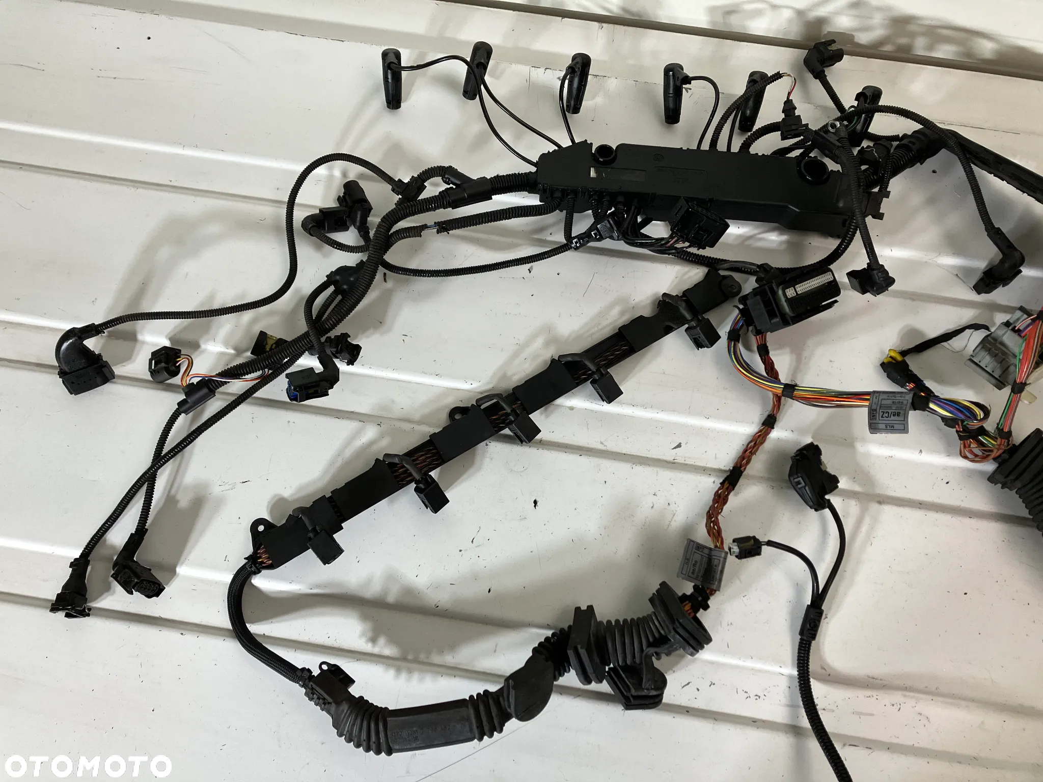 Wiązka instalacja silnika BMW M57N 231KM 3.0d MANUAL E60 E61 X-DRIVE 530xd EUROPA przewody 7796110 7802569 7801726 7550342 7796101 - 5
