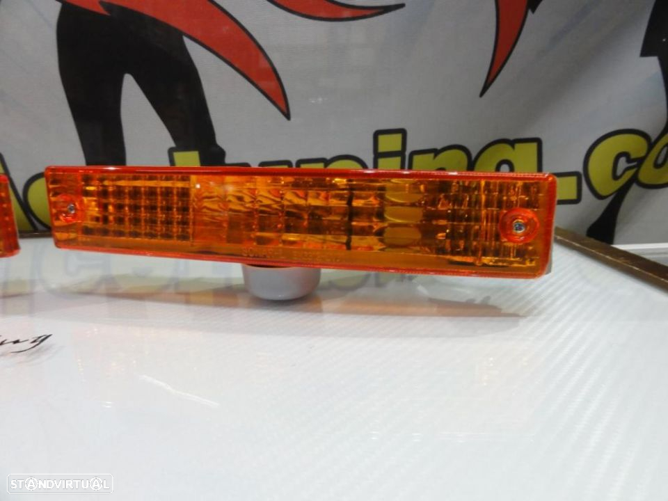 Farolins / farois / Pisca frontal Honda Civic 90-91, Honda CRX 90-91 fundo Laranja EURO look - 6