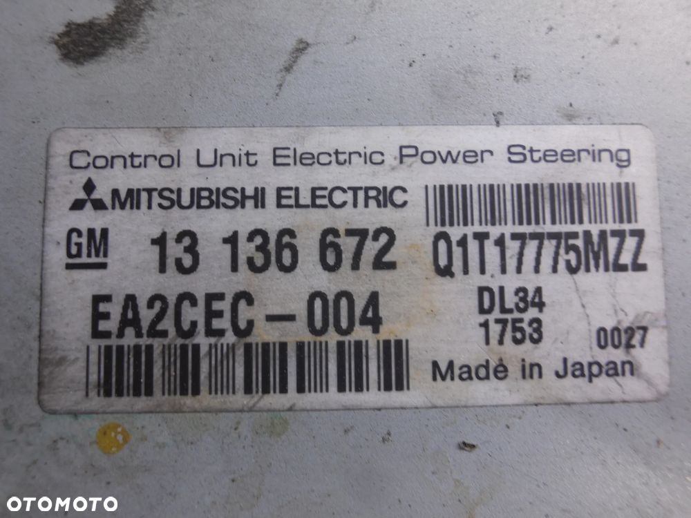 WSPOMAGANIE ELEKTRYCZNE OPEL CORSA C 13136672 13136673 EUROPA - 4