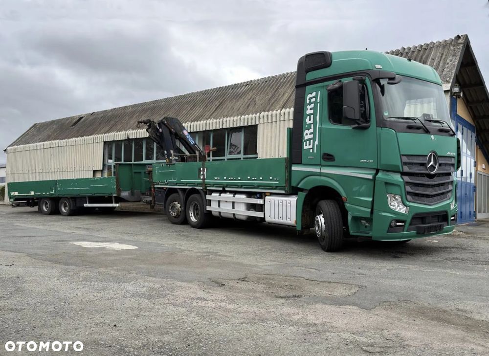 Mercedes-Benz Actros / ZESTAW/SKŁADANY ŻURAW/ PILOT - 9