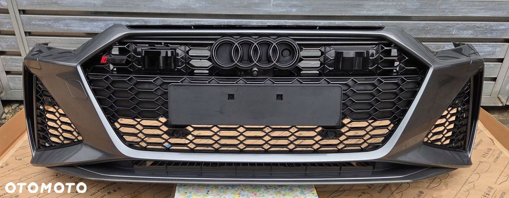 audi rs7 c8 4k lz7s przód kompletny zderzak carbon nightvision lampy laser - 5