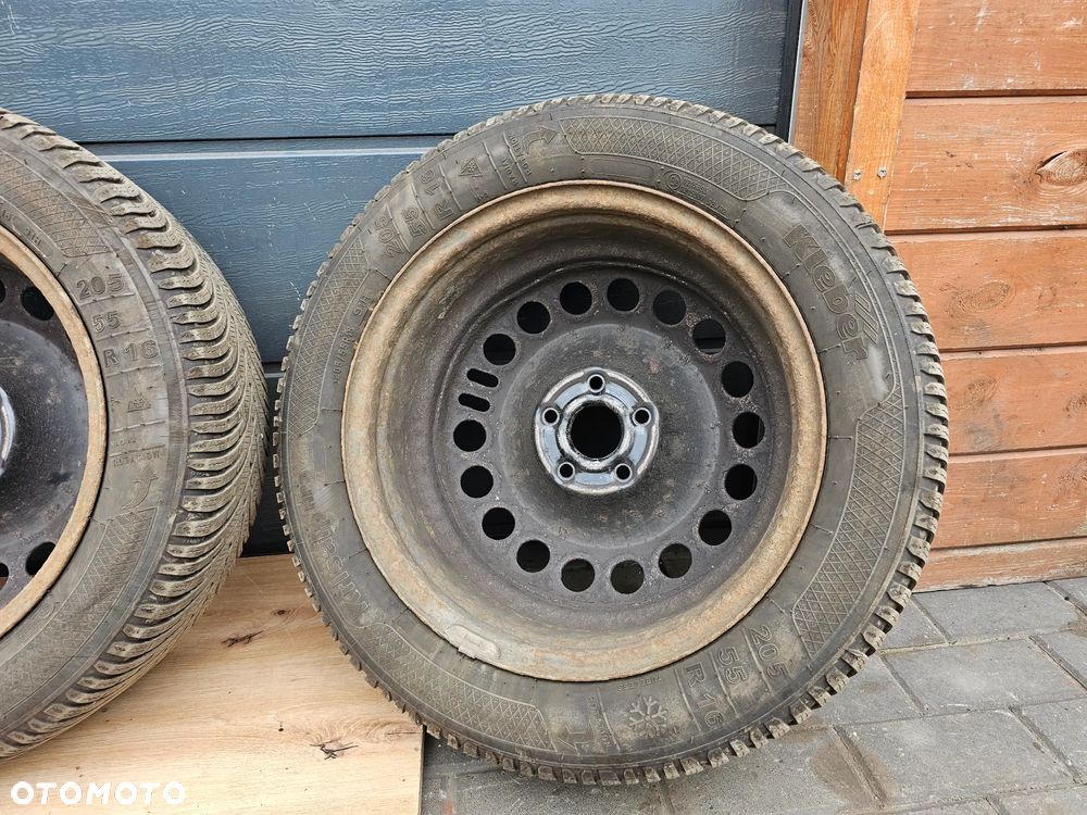 KOŁA FELGI STALOWE OPONY ZIMOWE 205/55 R16 OPEL ASTRA J K MOKKA 5x105 6,5J ET39 - 16