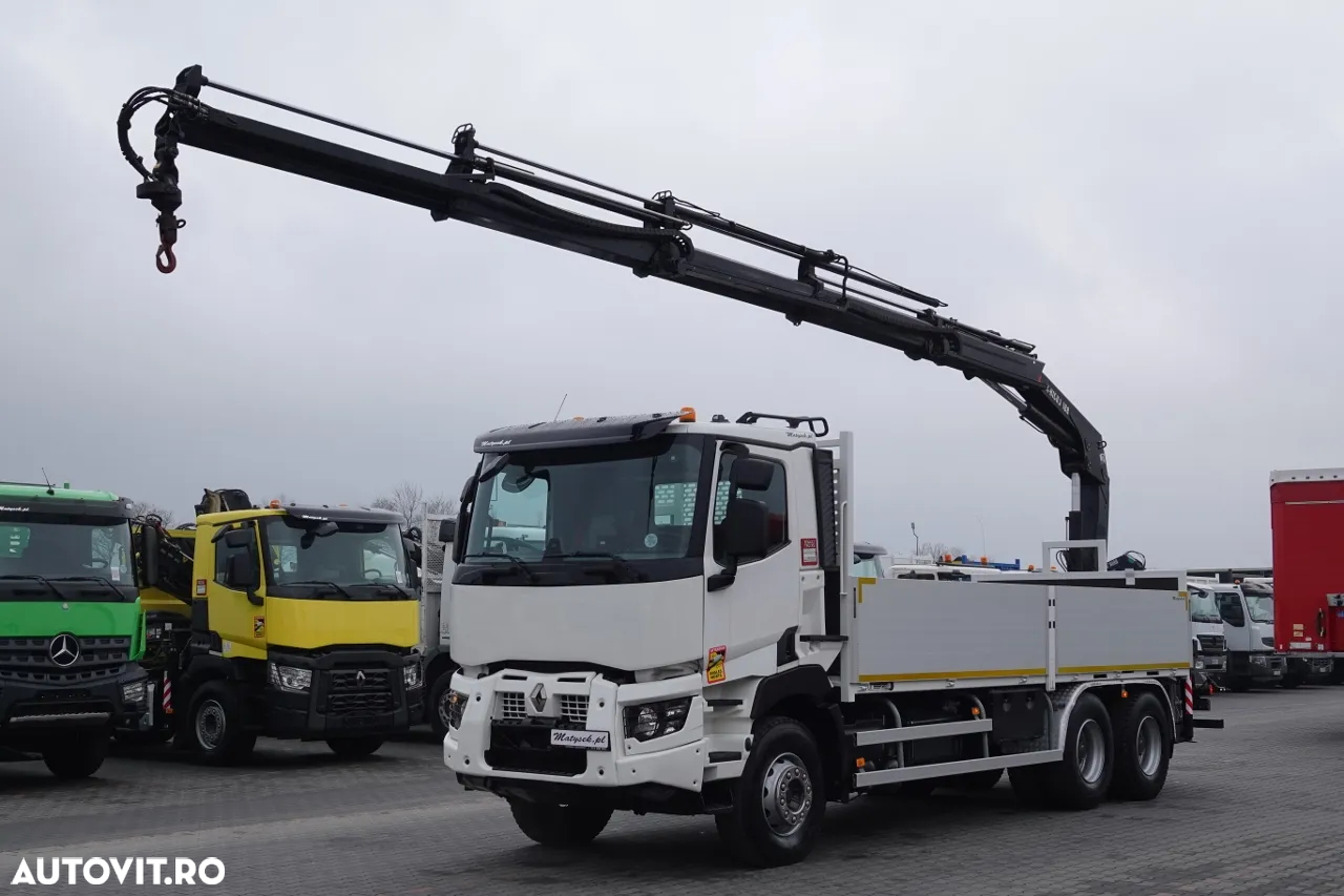 Renault C 380 / 6x4 / CUTIE 6,6 m / + HDS HIAB 188 x-hiduo inaltime: 12,5 M / RADIO CONTROL / 2017 / EURO 6 - 2