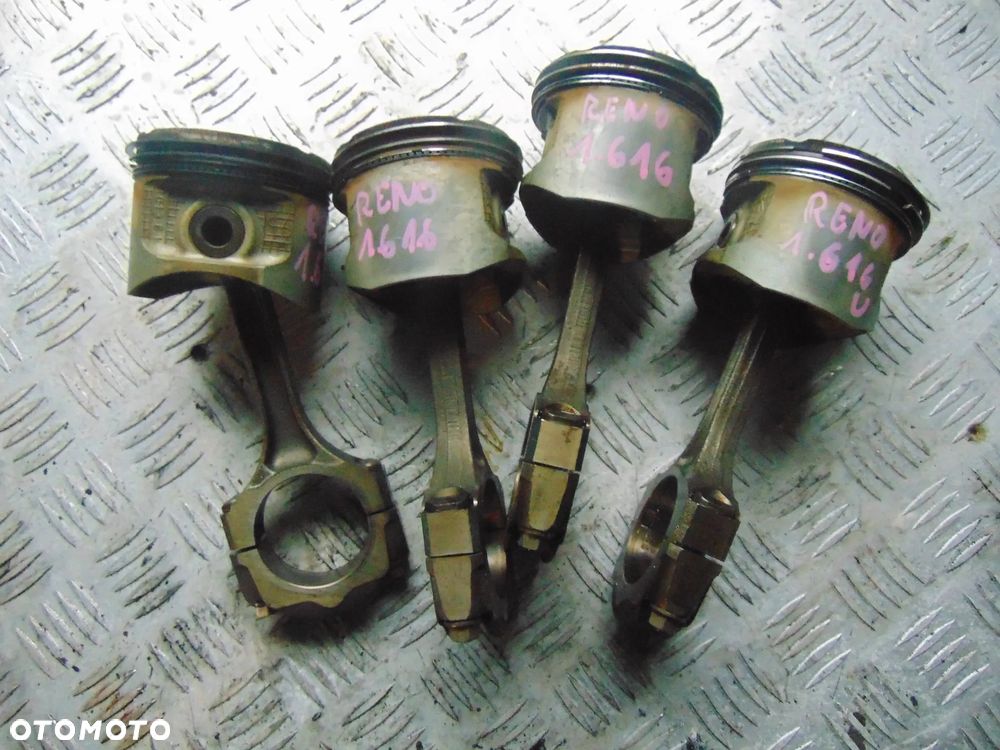 tłoki renault scenic 2 1,6 16 v cena sztuka - 4