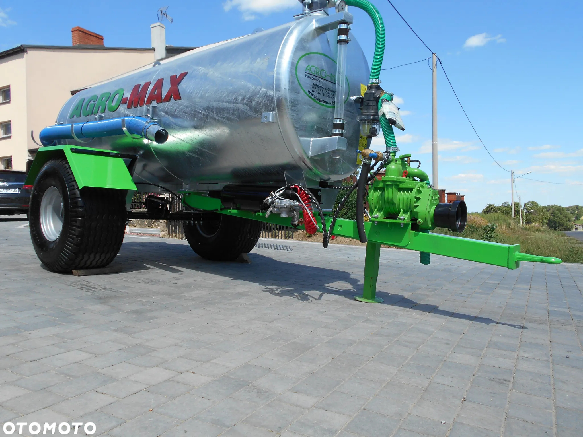 Beczka/ wąż/WÓZ ASENIZACYJNY/ beczkowóz/ wóz na gnojowicę AGROMAX - 9