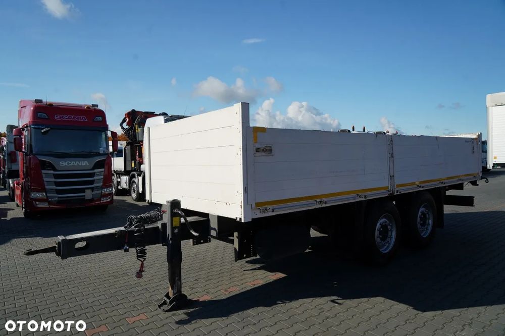 Orten PRZYCZEPA BURTOWA 6,5M / DO BUDOWLANKI / OŚ PODNOSZONA / SAF / - 4