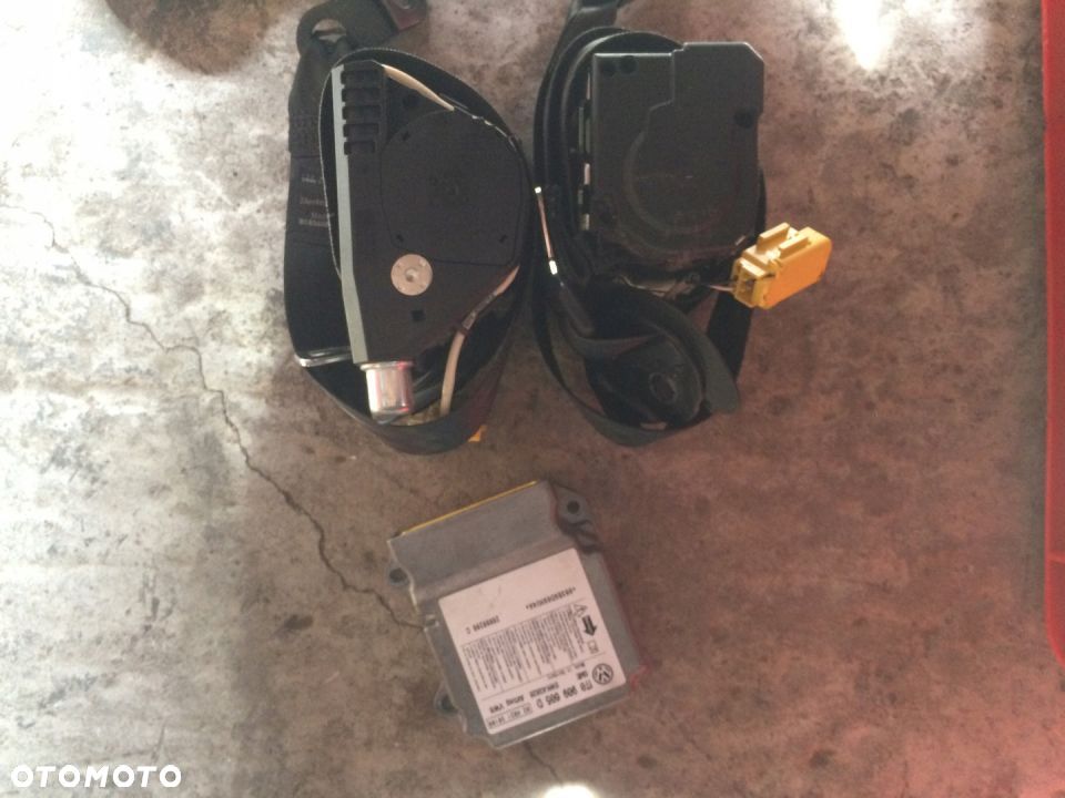 VW TOURAN 1T PODUSZKI AIRBAG NAPINACZE SENSOR KPL - 9