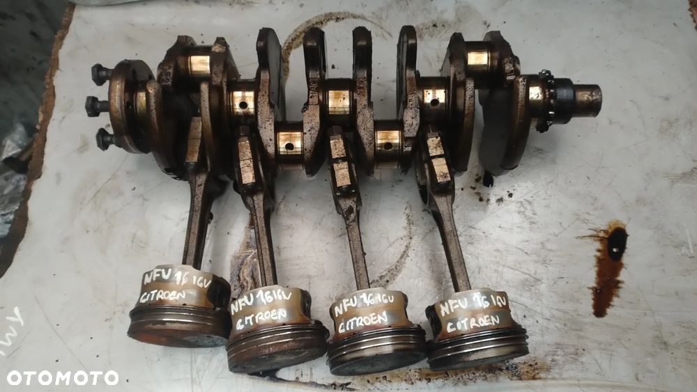 Peugeot 206 citroen C4 NFU 1,6 16V wal korbowy - 1