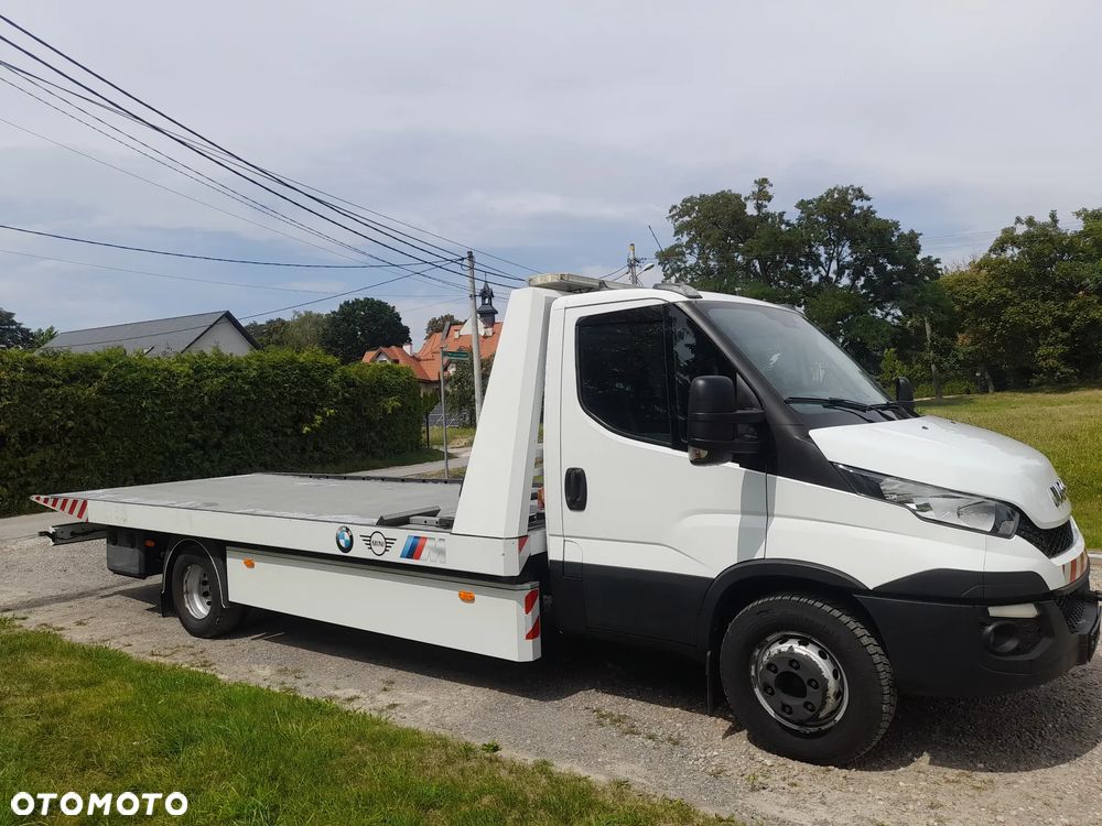 Iveco DAILY 70c17 72c17 Dmc 7200kg PLATFORMA płyta hydrauliczna najazd LAWETA Pomoc drogowa Digicross , RADIO, jeden właściciel z Niemiec - 5