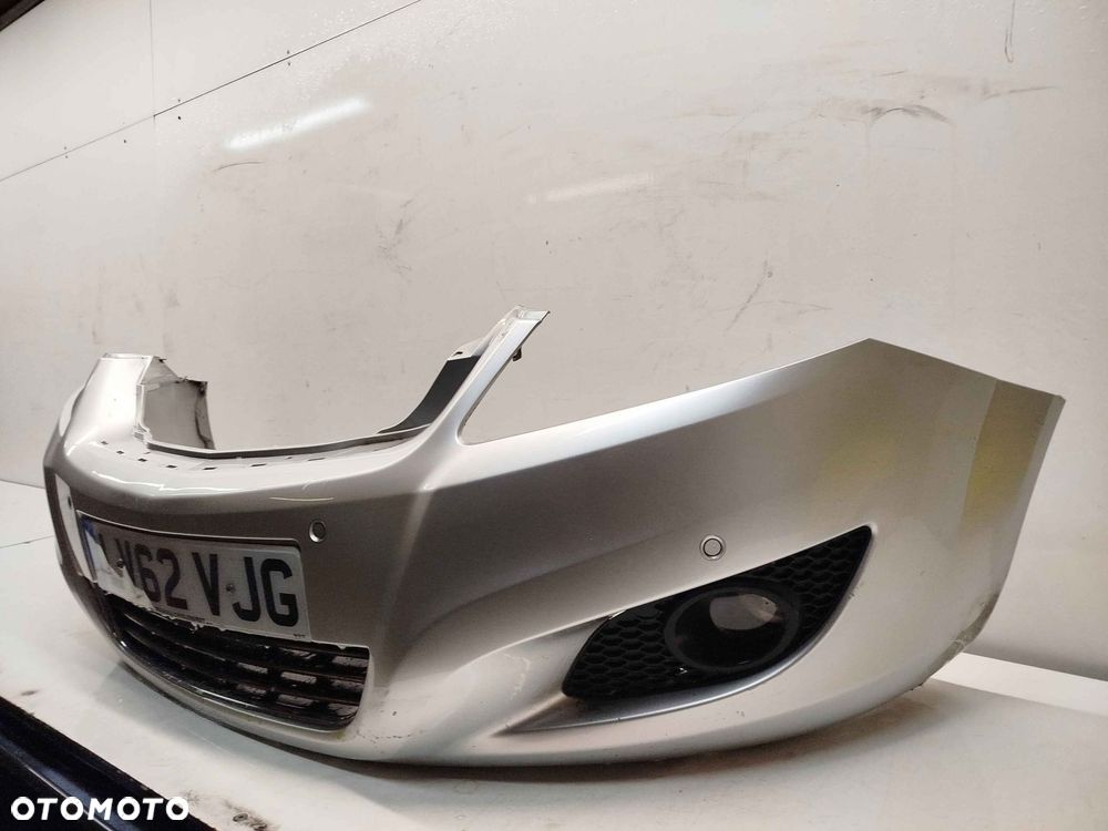 ^ ZDERZAK PRZÓD PRZEDNI OPEL ZAFIRA B II 2 LIFT FL Z157 Z176 SREBRNY PDC CZUJNIKI HALOGENY - 3