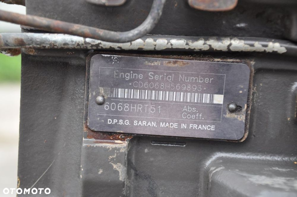 SILNIK JOHN DEERE NR 6068HRT51 RENAULT ARES 825 - 8