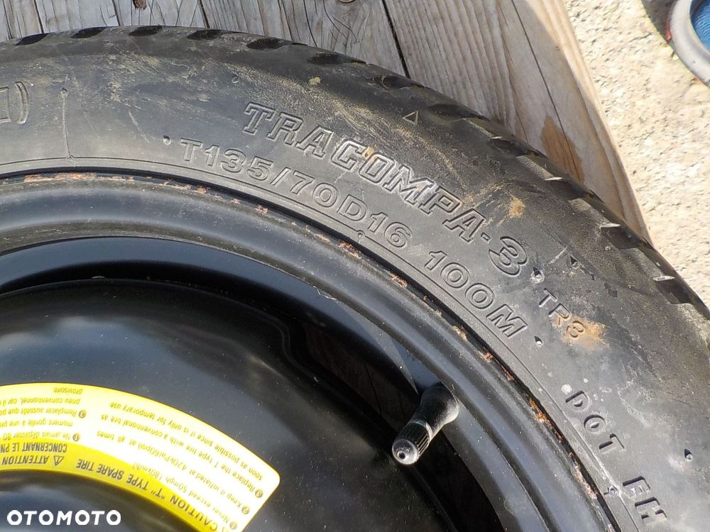 SUBARU LEGACY III DOJAZDÓWKA R16 5X100 125/70/16 - 6