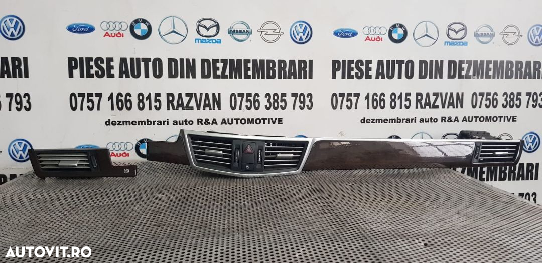 Grile Grila Aerisire Ventilatie Trim Ornament Bord Mercedes E Class W212 Volan Stanga - 2