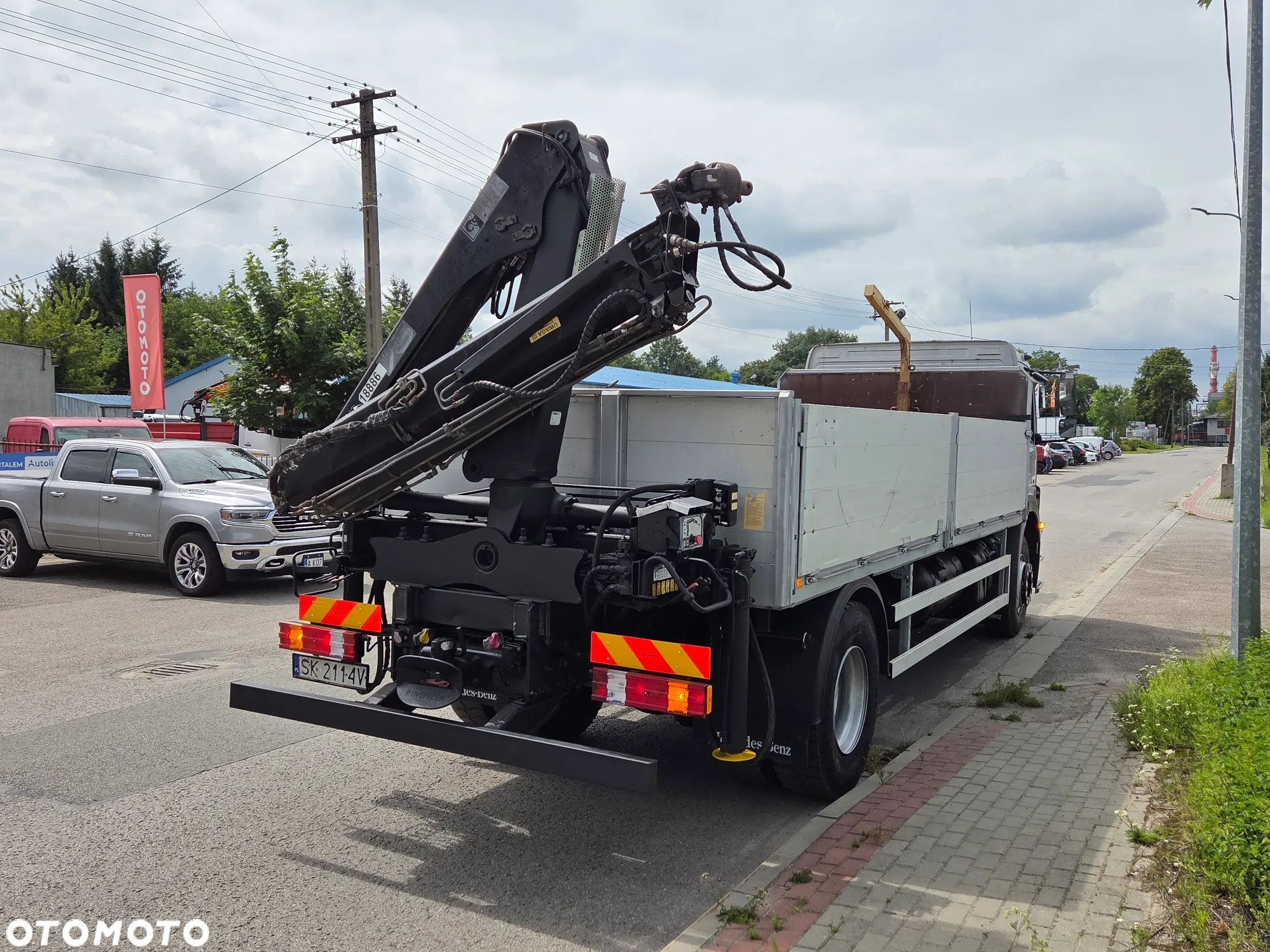 Mercedes-Benz AXOR 1826L KLIMA HDS HIAB ROTATOR tył PODUSZKI Euro 4 - 12