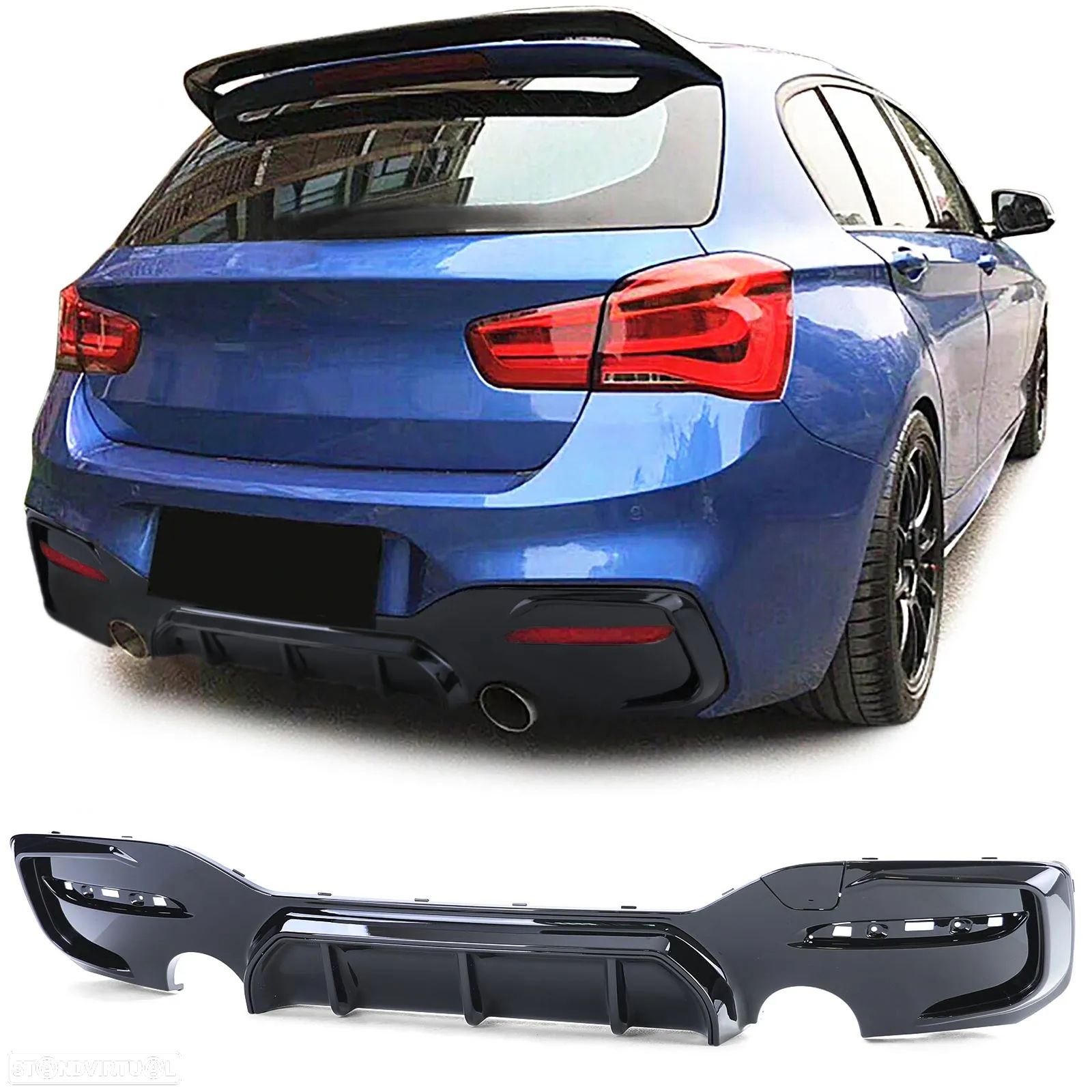 Difusor Bmw Série 1 F20 F21 (2015 a 2019) Performance - 1
