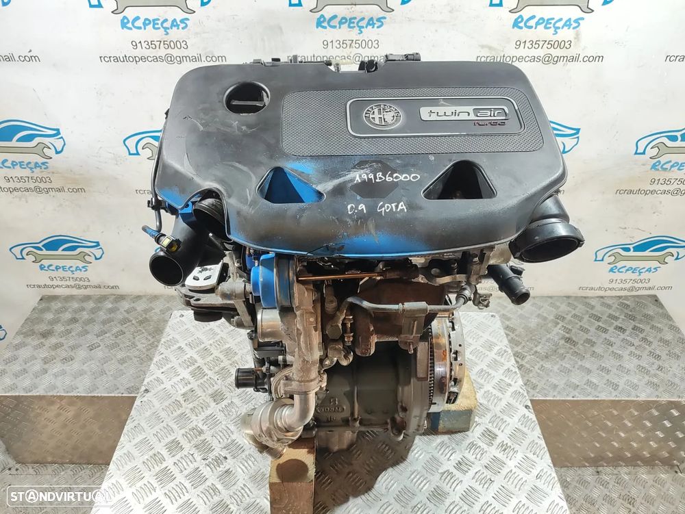 Motor Completo Alfa Romeo Mito 0.9i Twin Air Turbo 8v 105cv 199B6000 - 2