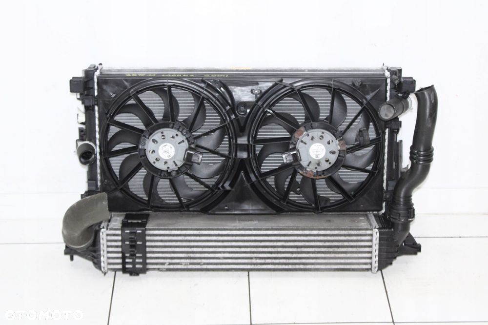 RENAULT LAGUNA III 07R- 2.0 DCI KOMPLET CHŁODNIC WENTYLATORY - 1