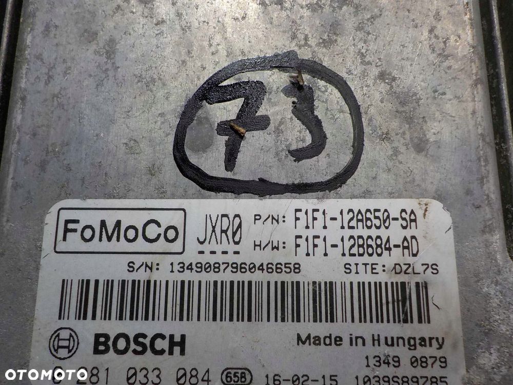 FORD FOCUS MK3 LIFT 1.5 TDCI 16r sterownik komputer silnika F1F1-12A650-SA - 16