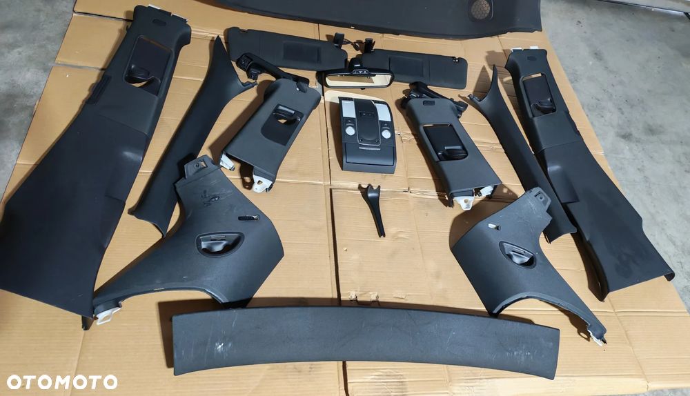 AUDI Q7 4L 09-15R PODSUFITKA S-LINE CZARNA KOMPLETNA OSLONY SLUPKOW OSWIETLENIE RACZKI SLONECZKA LUSTERKO 4L0867505H - 3