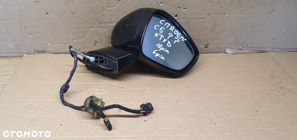 Lusterko prawe elektryczne 14 PIN 10+6 PIN Citroen C5 III UK KTVD - 5