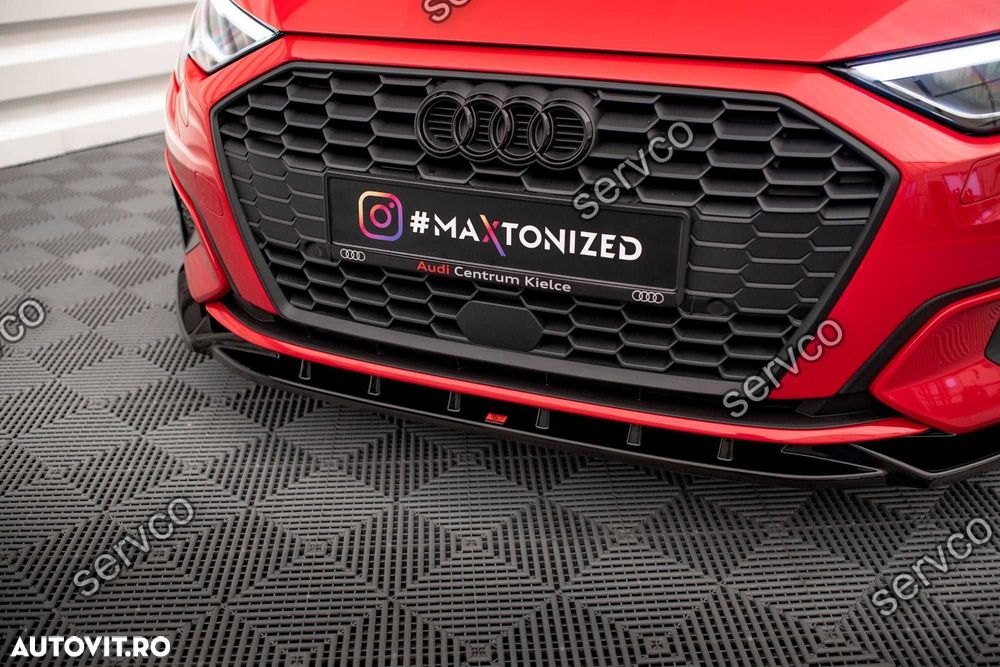 Prelungire splitter bara fata Audi A3 8Y 2020- v18 - Maxton Design - 3