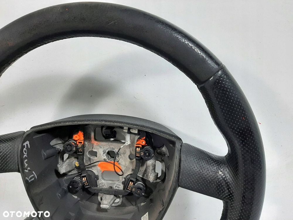 FORD FOCUS MK2 06R KIEROWNICA SKORA PODUSZKA AIRBAG 4M513600AKW 4M51A042B85 - 16