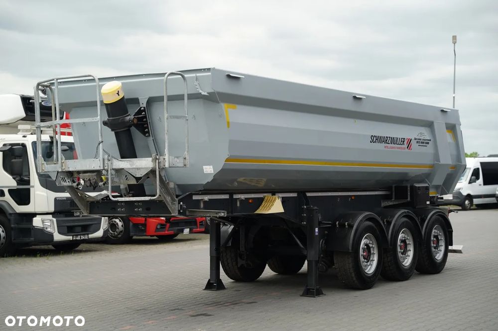 Schwarzmuller WYWROTKA / 26 m3 / STALOWA RYNNA / STANDARD / OŚ PODNOSZONA / SAF - 3