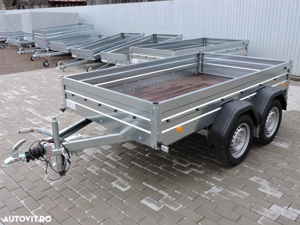 Trailer Europe ALFA, 2 axe ,1 axe , arc de foi, torsiune , sistem franare - 9