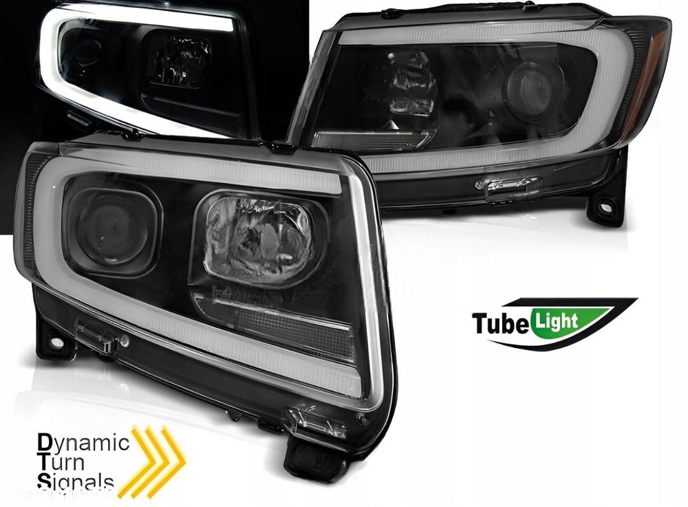 LAMPY REFLEKTORY GRAND CHEROKEE OD 2011 DO 2013 ROKU TUBE LIGHT SEQ - 1