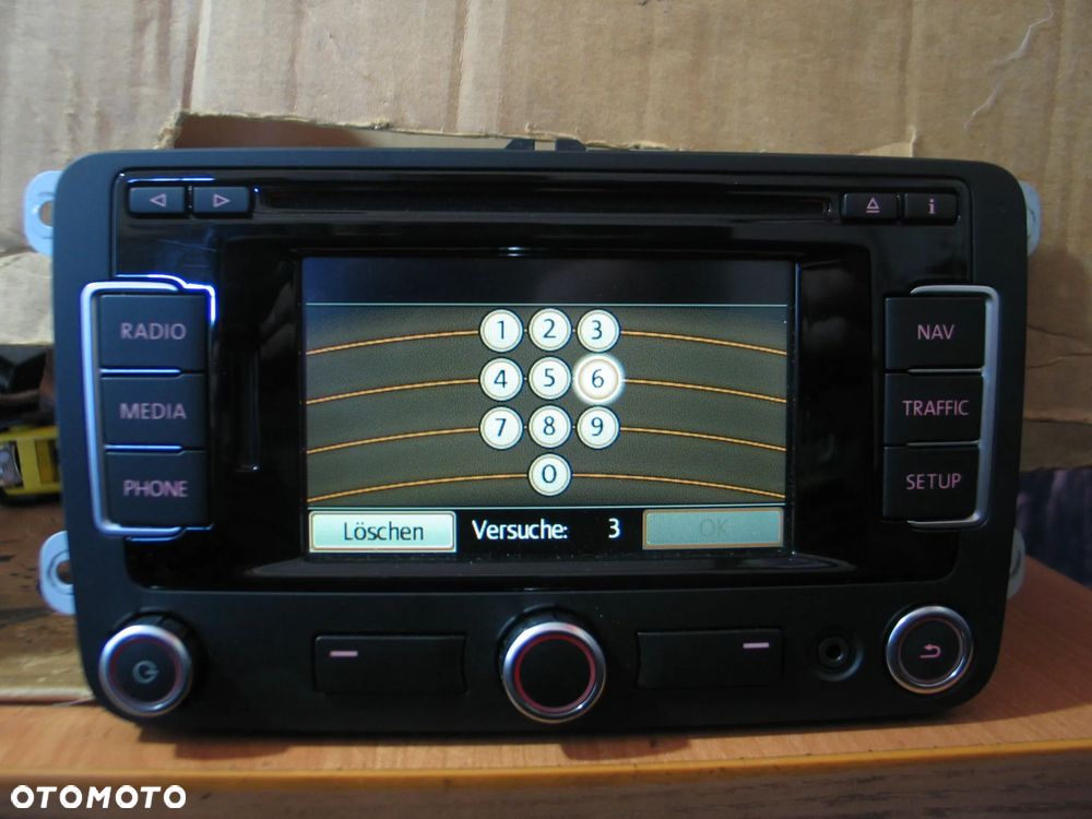radio radioodtwarzacz nawigacja RNS315 EU Vw Tiguan Passat Touran 3C0035279D - 1