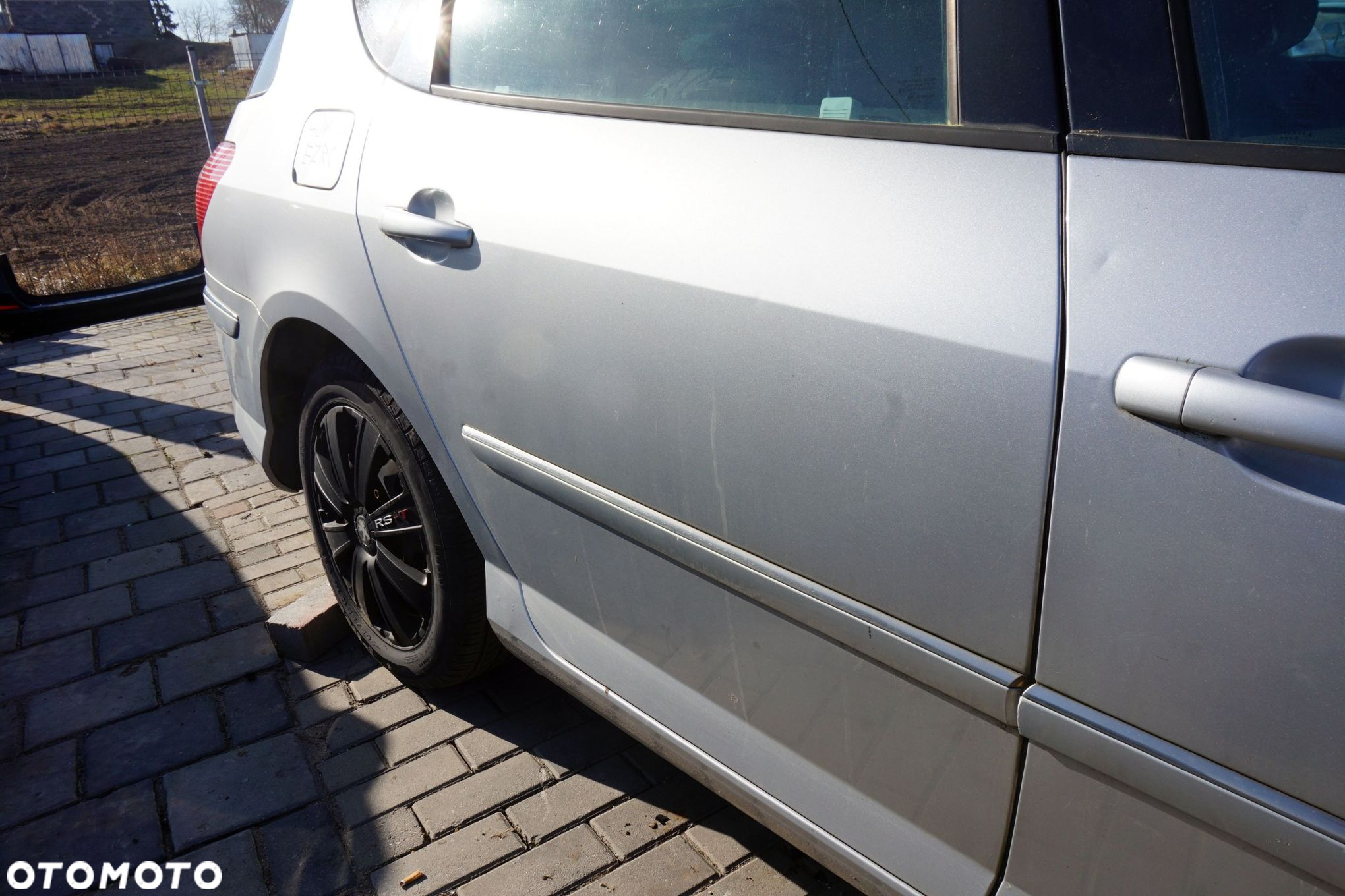 DRZWI TYLNE PRAWE 407 SW KOMBI EZRC  SREBRNY PEUGEOT 2004-2007 - 2
