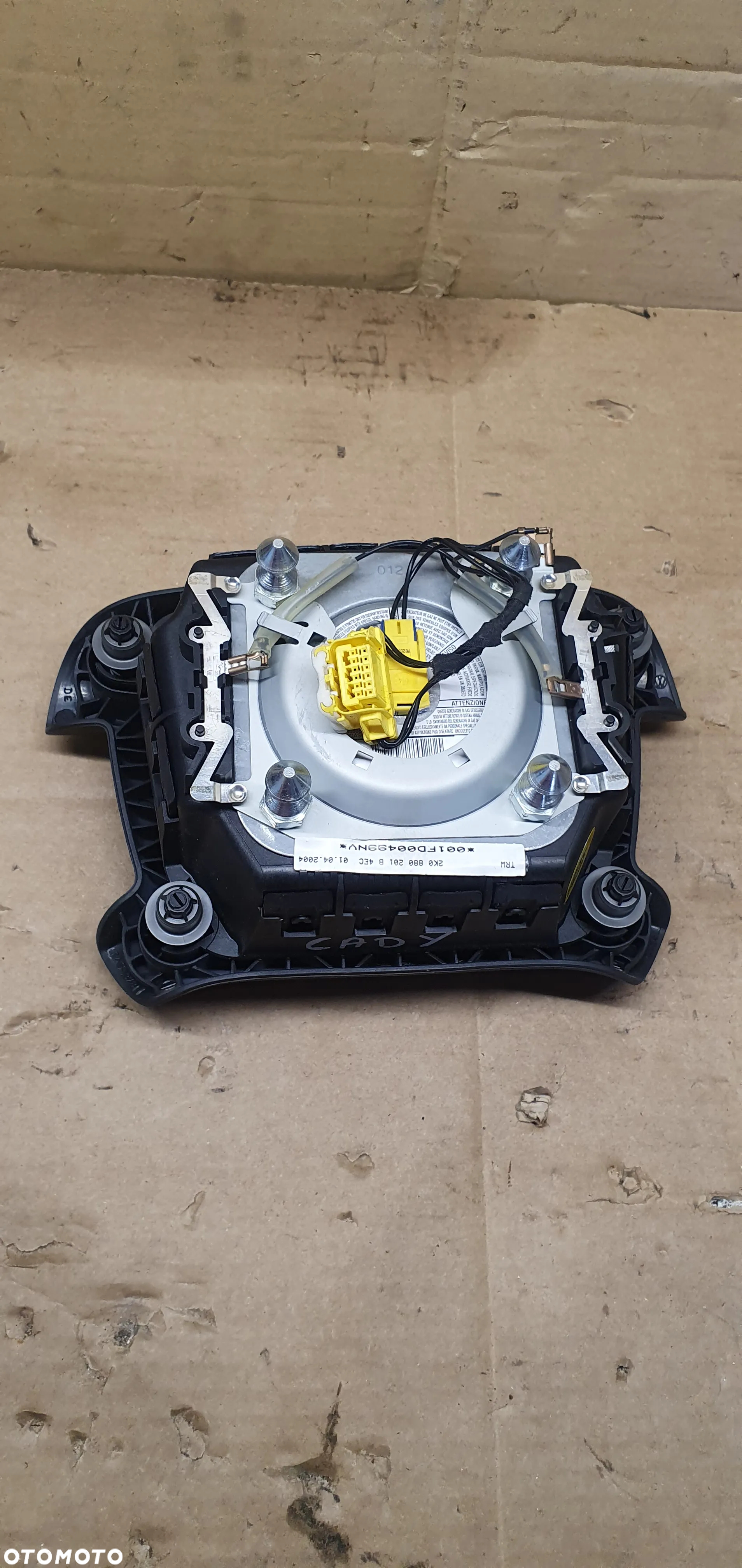 Poduszka Airbag kierowcy VW Caddy III 2K0880201B - 3