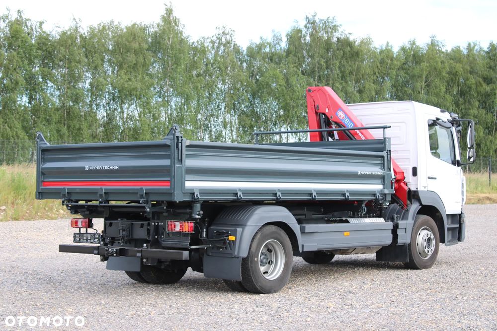 Mercedes-Benz Atego 1524 Nowy 3-stronny Wywrot Kiper Wywrotka Nowy żuraw HDS HMF 810 K2 Fassi Palfinger Hiab DN HC TGL TGM Midlum Eurocargo LF FL - 20