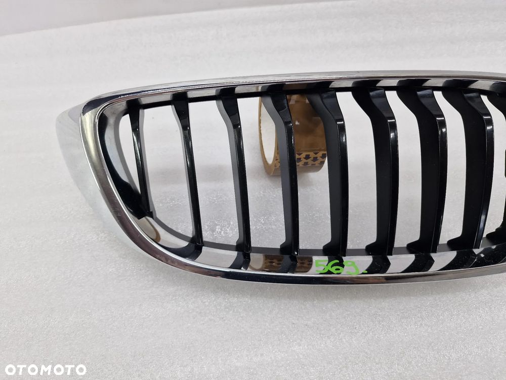 BMW 4 F32 / F33 / F36 SPORT 13- PRAWA NERKA / ATRAPA / GRILL PRZEDNI PRZÓD , NR 7294818 , NR AUKCJI GL569 - 4