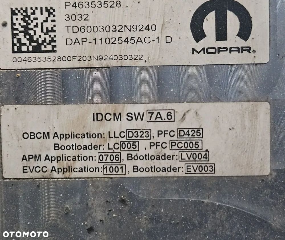 Inwerter Falownik Ładowarka Bateria FIAT 500E 2 19- P46353528 - 6
