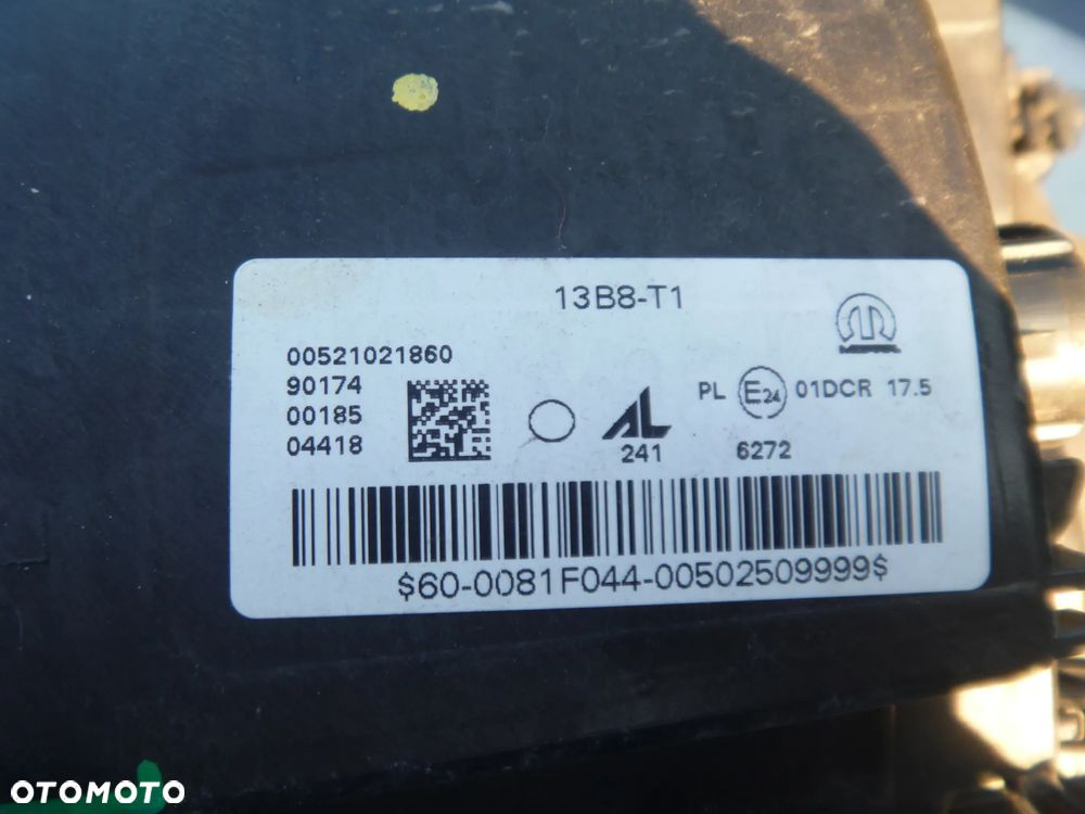 FIAT 500X LAMPA XENON PRZEDNIA PRAWA IGŁA EUROPA 00521021860 - 8