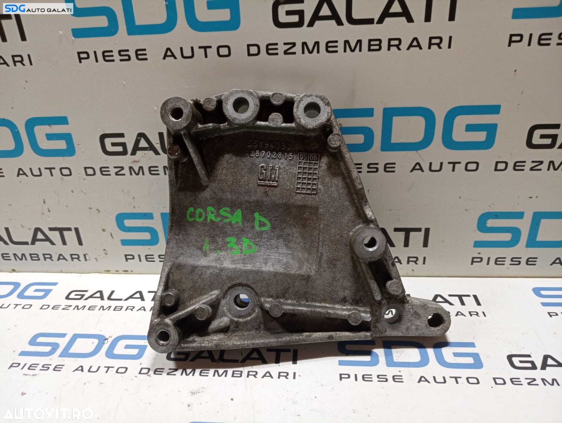 Suport Compresor AC Aer Conditionat Clima Fiat Qubo 1.3 CDTI 2008 - Prezent Cod 55194730 428702815 [M5226] - 1