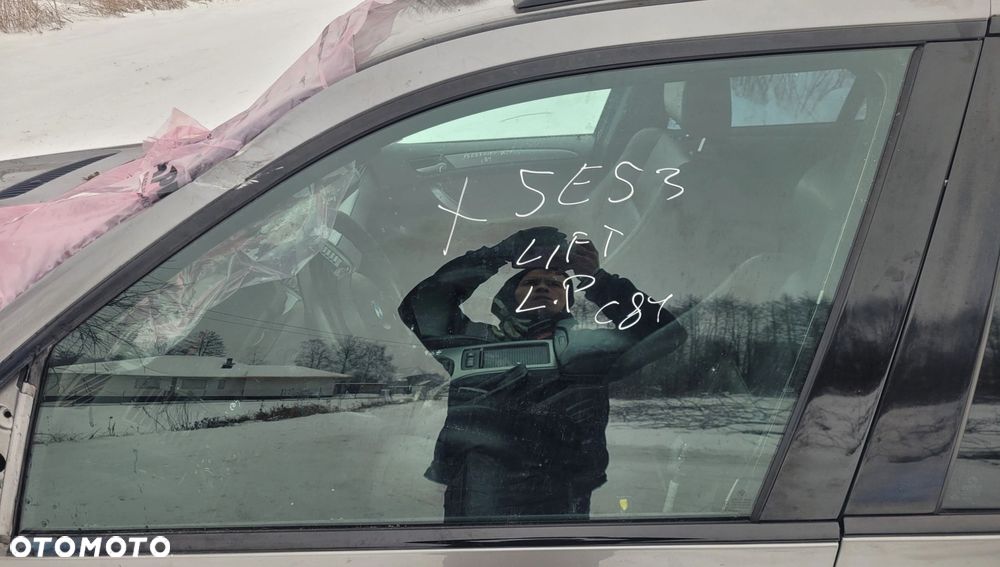 SZYBA DRZWI LEWY PRZÓD PRZEDNIA BMW X5 E53 LIFT C84 - 1