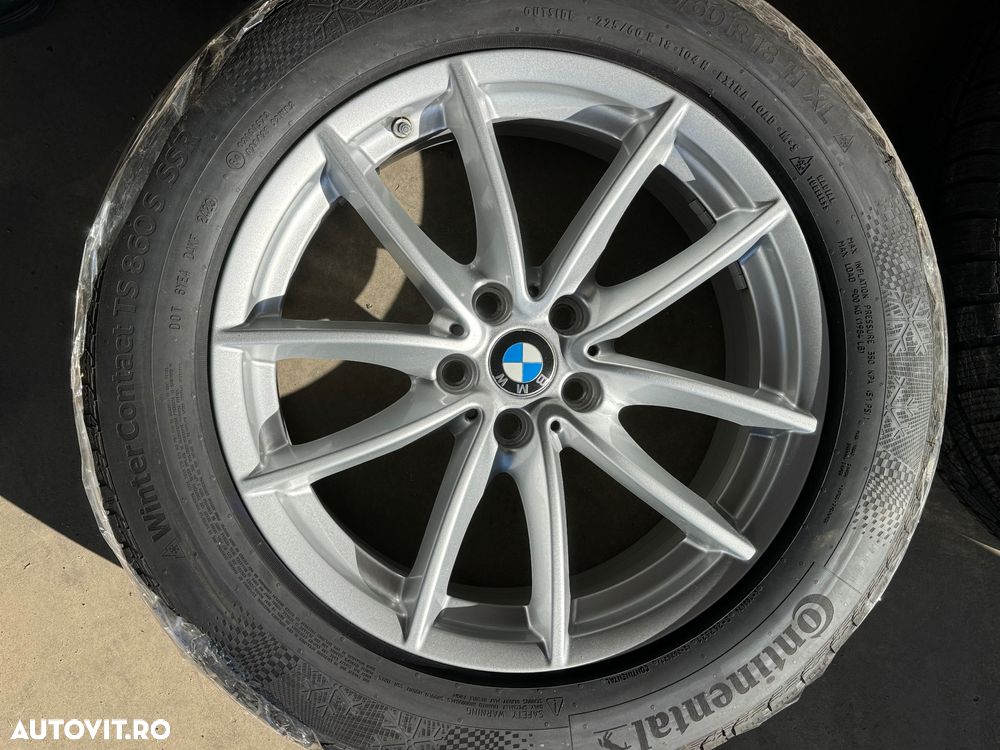 Vând jante originale BMW G01 X3 pe 18” cu anvelope de iarnă ca noi - 6