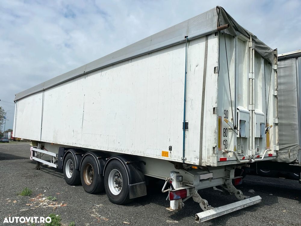 Benalu 80m3, sasiu aluminiu, transport cereale - 2